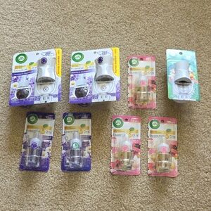 AIR WICK Plug-In Lot 8 Lavender Chamomile and Vanilla Pink Papaya NEW